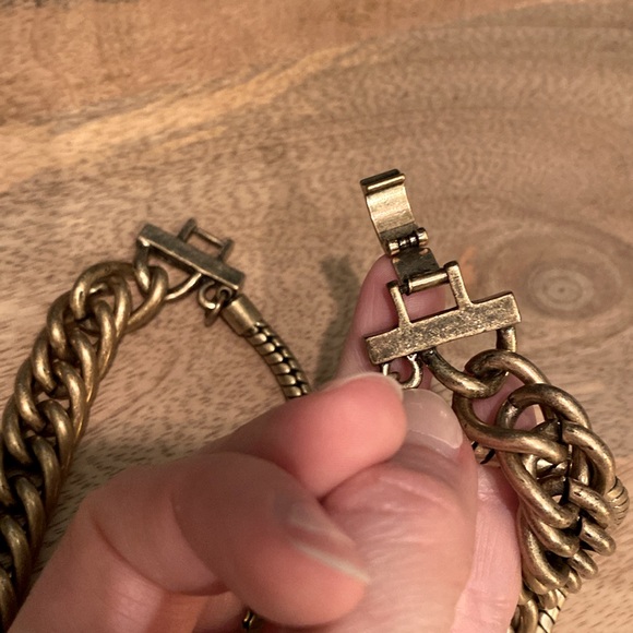 Layered-Look Double Chain Necklace, 22.5” - Picture 4 of 5